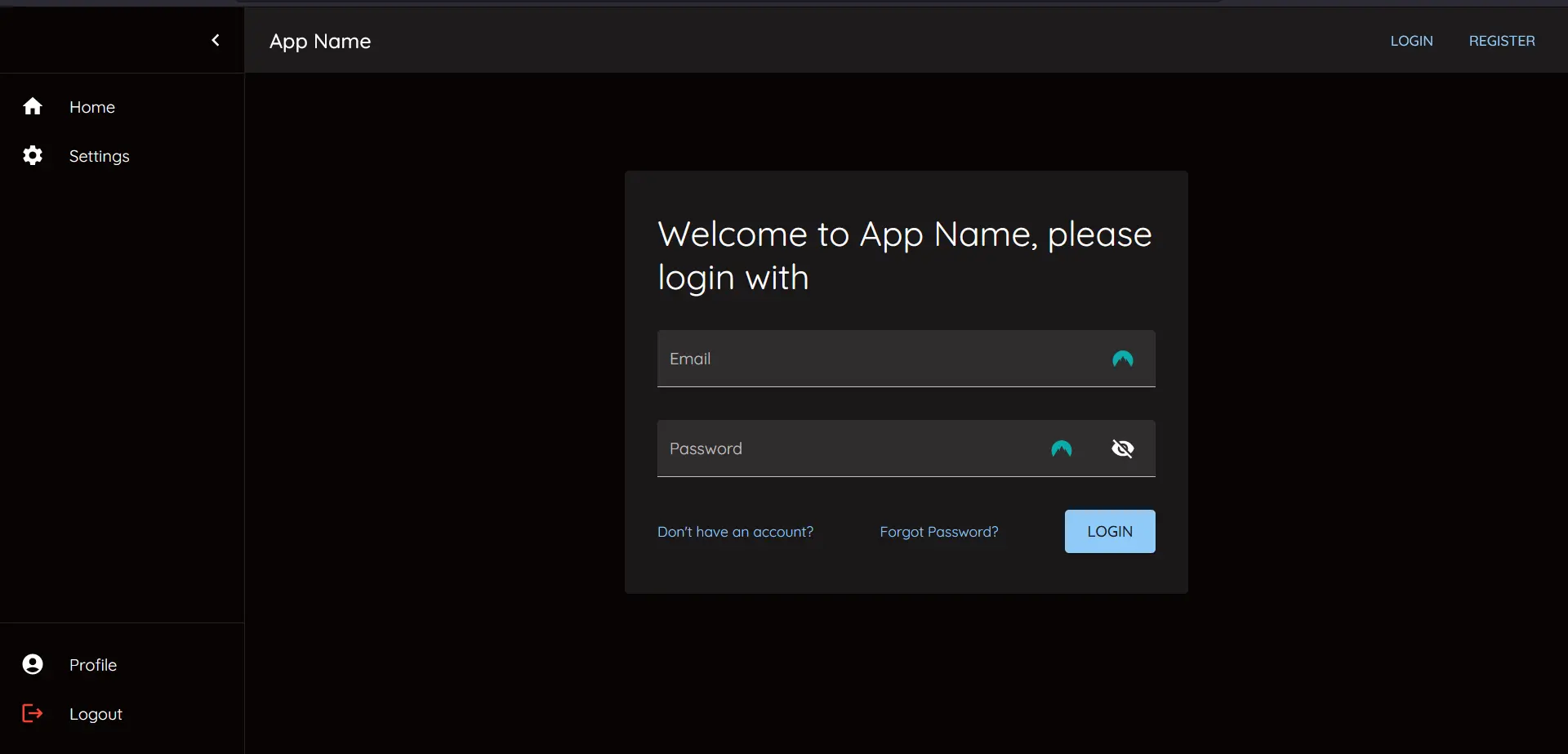 Supabase Auth Template